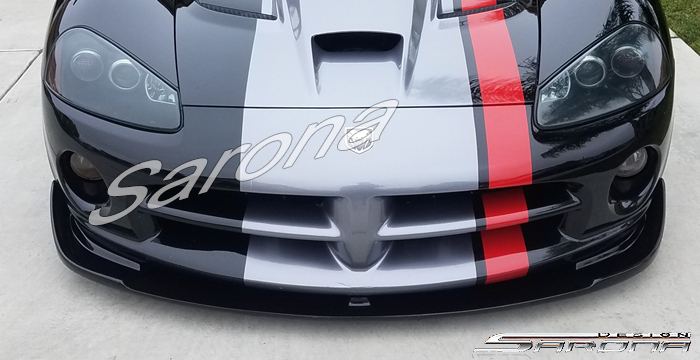 Custom Dodge Viper Front Bumper Add-on  Coupe Front Add-on Lip (2003 - 2010) - $490.00 (Part #DG-003-FA)